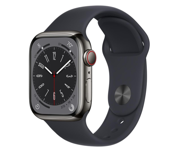 Apple Watch 8 41/Graphite Steel/Midnight Sport LTE - 1070987 - zdjęcie
